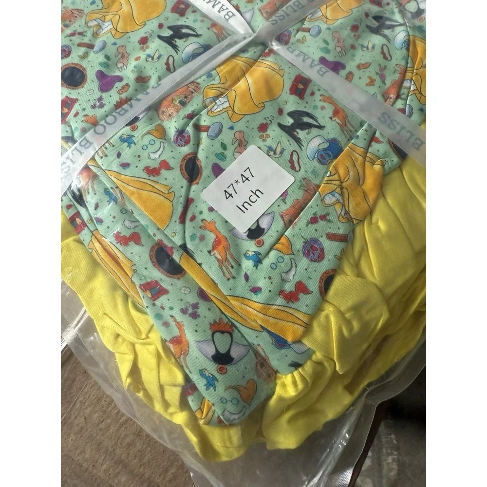 Bamboo Bliss Bamboo Blanket‎ Snow White Disney 47x47 Baby Soft Cozy Princess C33